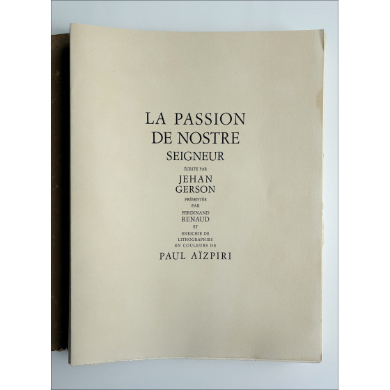 Paul Aïzpiri - Passione, Lavoro illustrato dei litografici, 1960