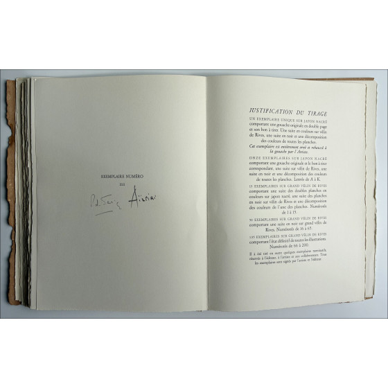 Paul Aïzpiri – La passion, ouvrage illustré de lithographies, 1960