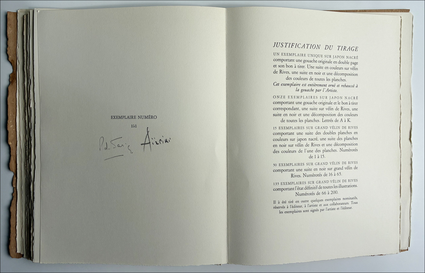 Paul Aizpiri – Pasión, libro ilustrado de litografías, 1960
