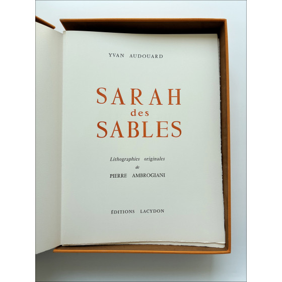 Pierre Ambrogiani – Sarah des sands, obra ilustrada, 1972