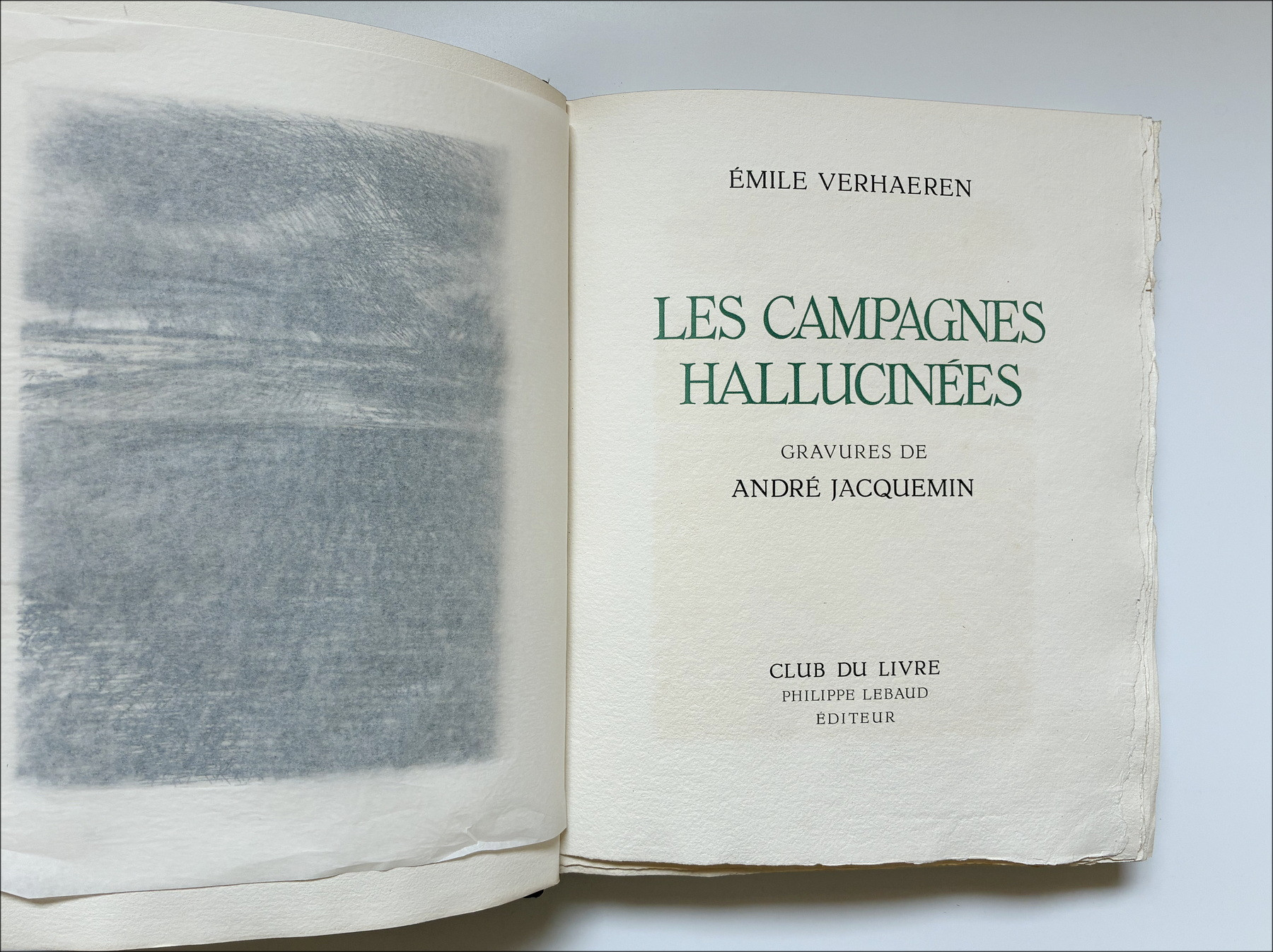 André Jacquemin – Les Campagnes hallucinées, gravures, 1962