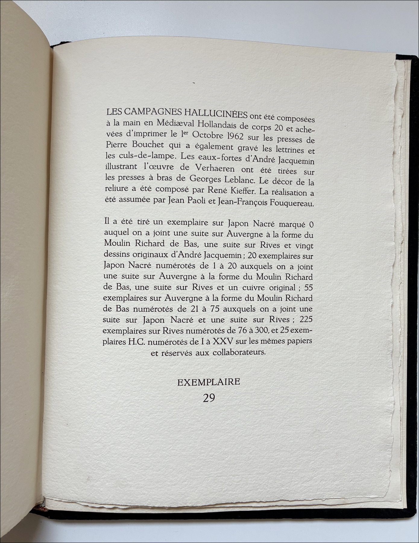 André Jacquemin - Hallucinated campaigns, engravings, 1962