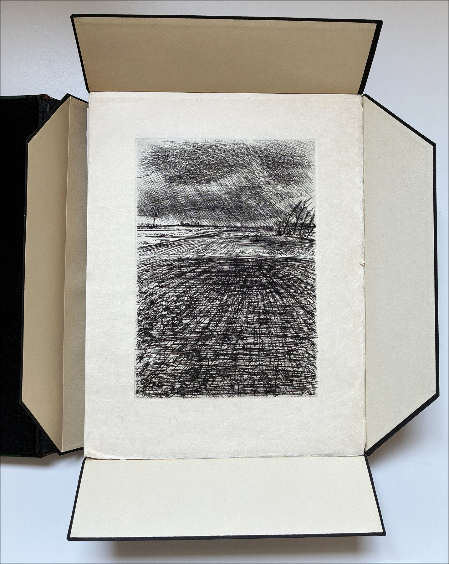 André Jacquemin – Les Campagnes hallucinées, gravures, 1962