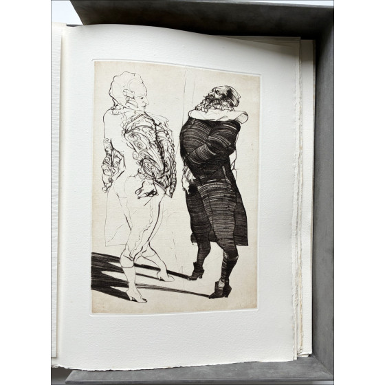 Claude Weisbuch - Don Juan by Molière, 15 drypoints, 1990
