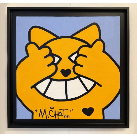 ▷ Non visto da M.Chat, 2024 | Acrilico su tela