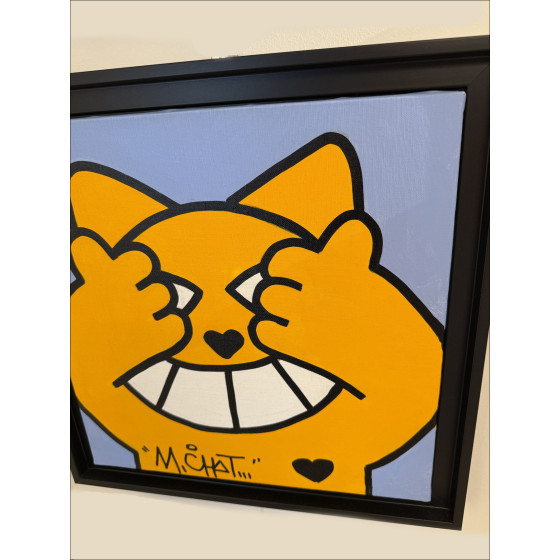 ▷ Nicht von M.Chat, 2024 | Acryl auf Leinwand