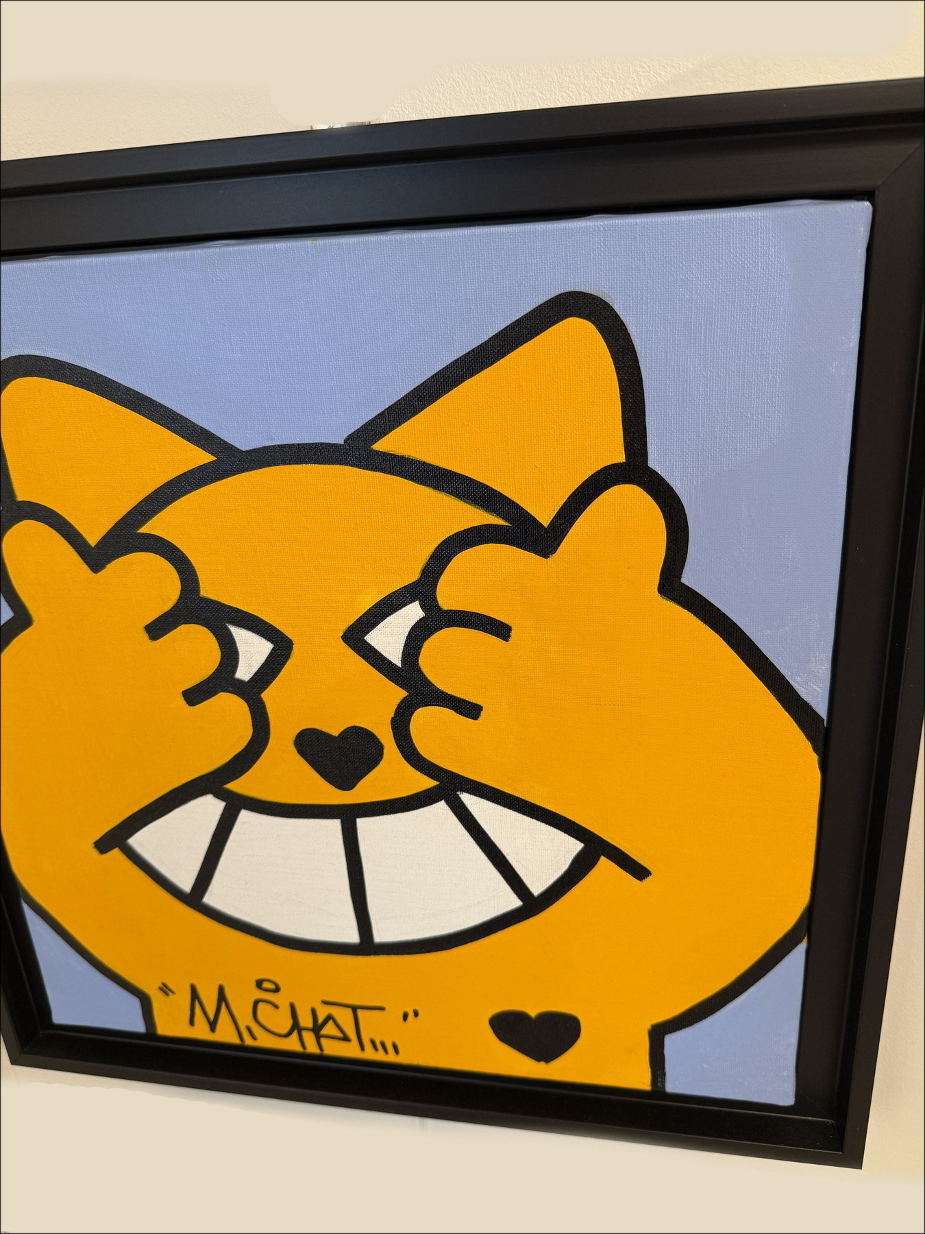 ▷ Niet gezien door m.chat, 2024 | Acryl op canvas