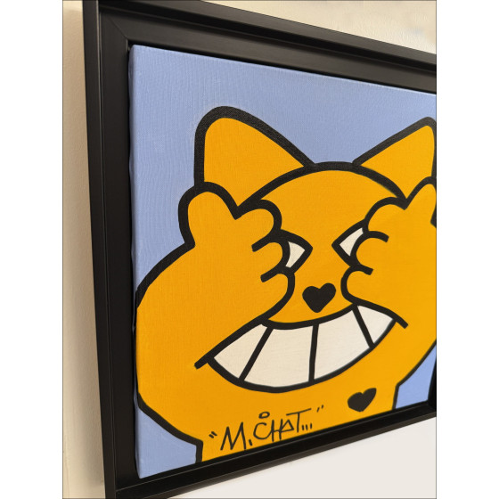 ▷ Non visto da M.Chat, 2024 | Acrilico su tela