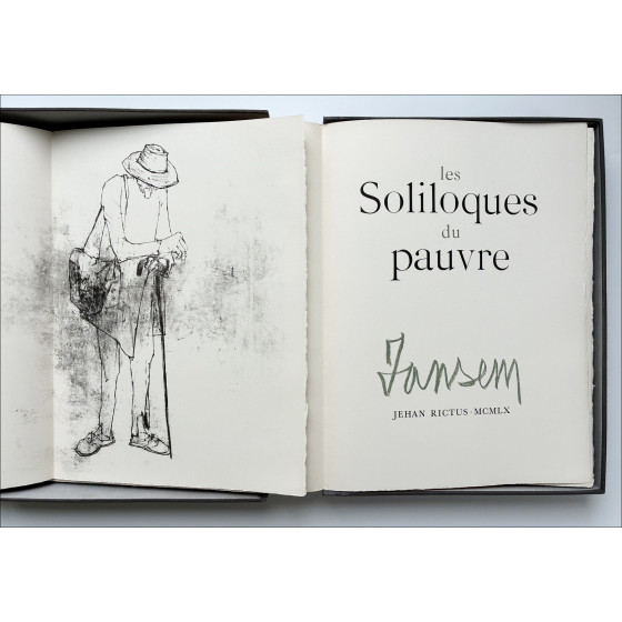 Jean Jansem – Les soliloques du pauvre, portfolio 1960