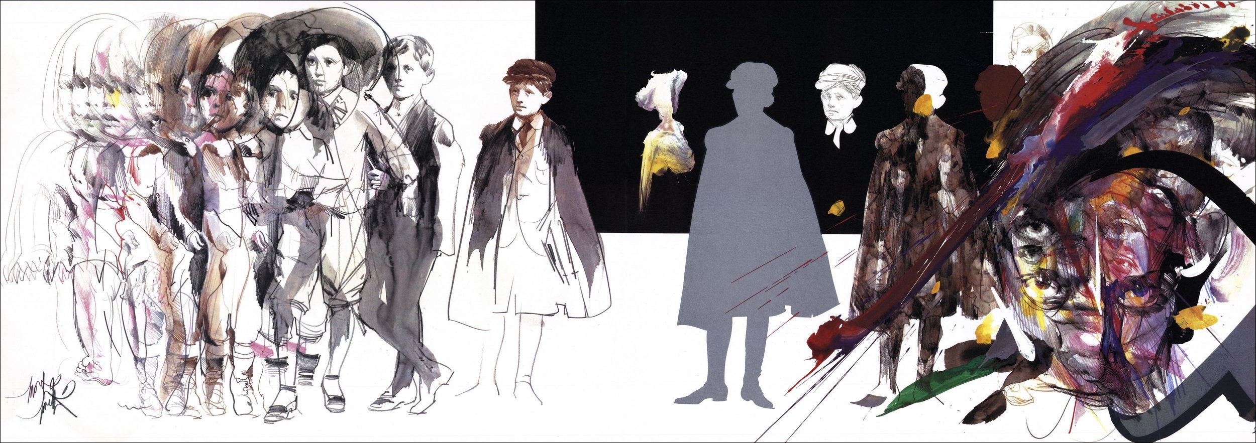 Purchase Original Lithograph MORETTI Raymond André Malraux 01 1988