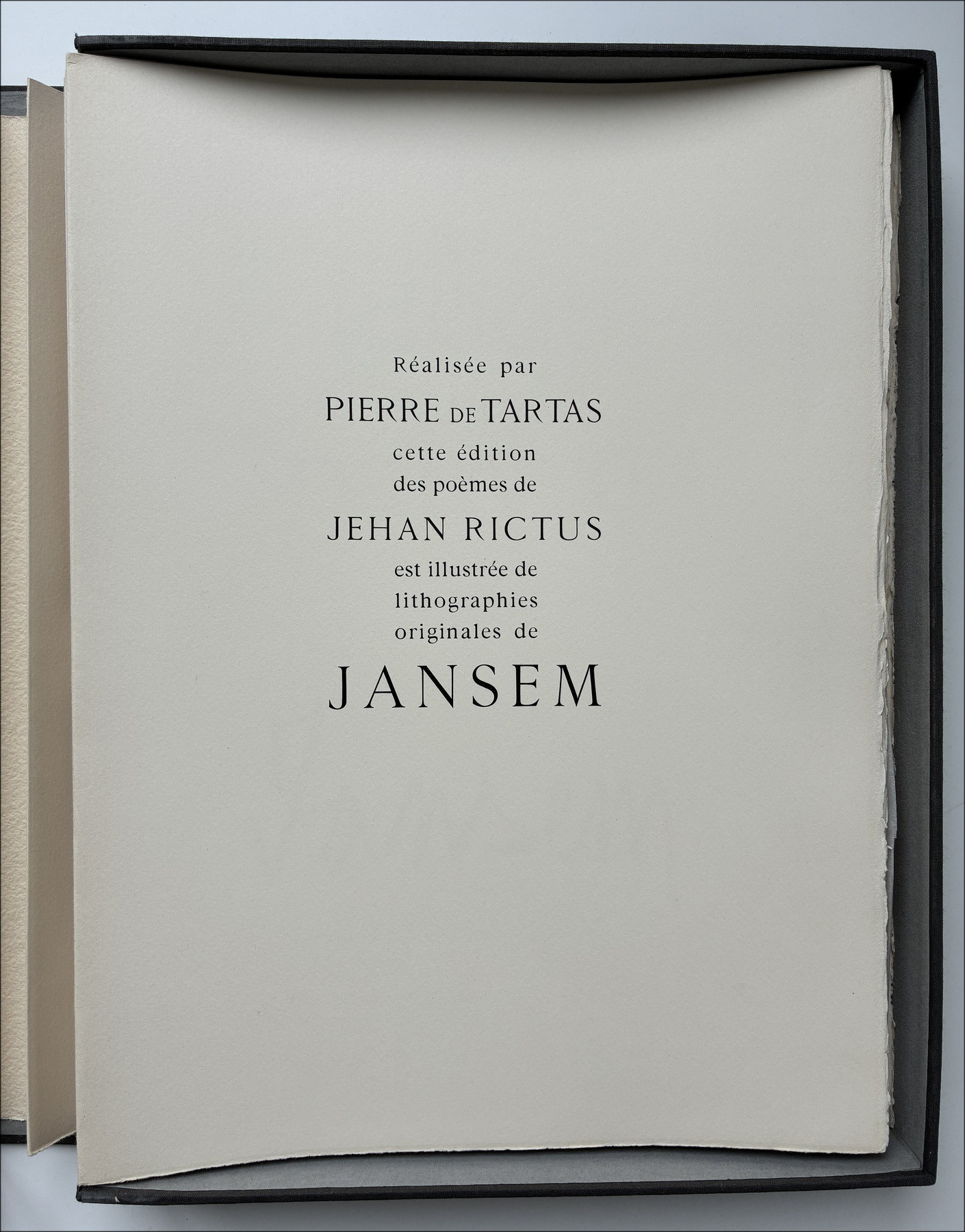Jean Jansem – Los lobos de los pobres, cartera 1960