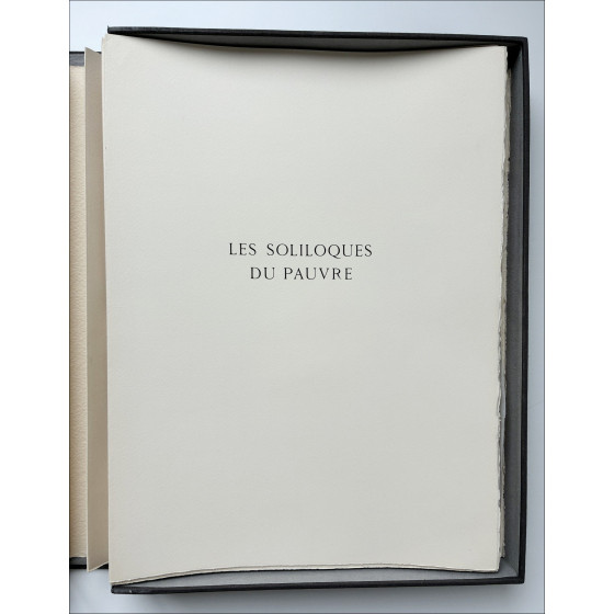 Jean Jansem – Les soliloques du pauvre, portfolio 1960
