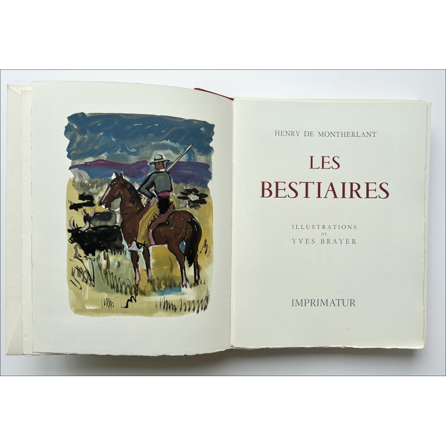Yves Brayer – Bestiary, ilustrado 1956