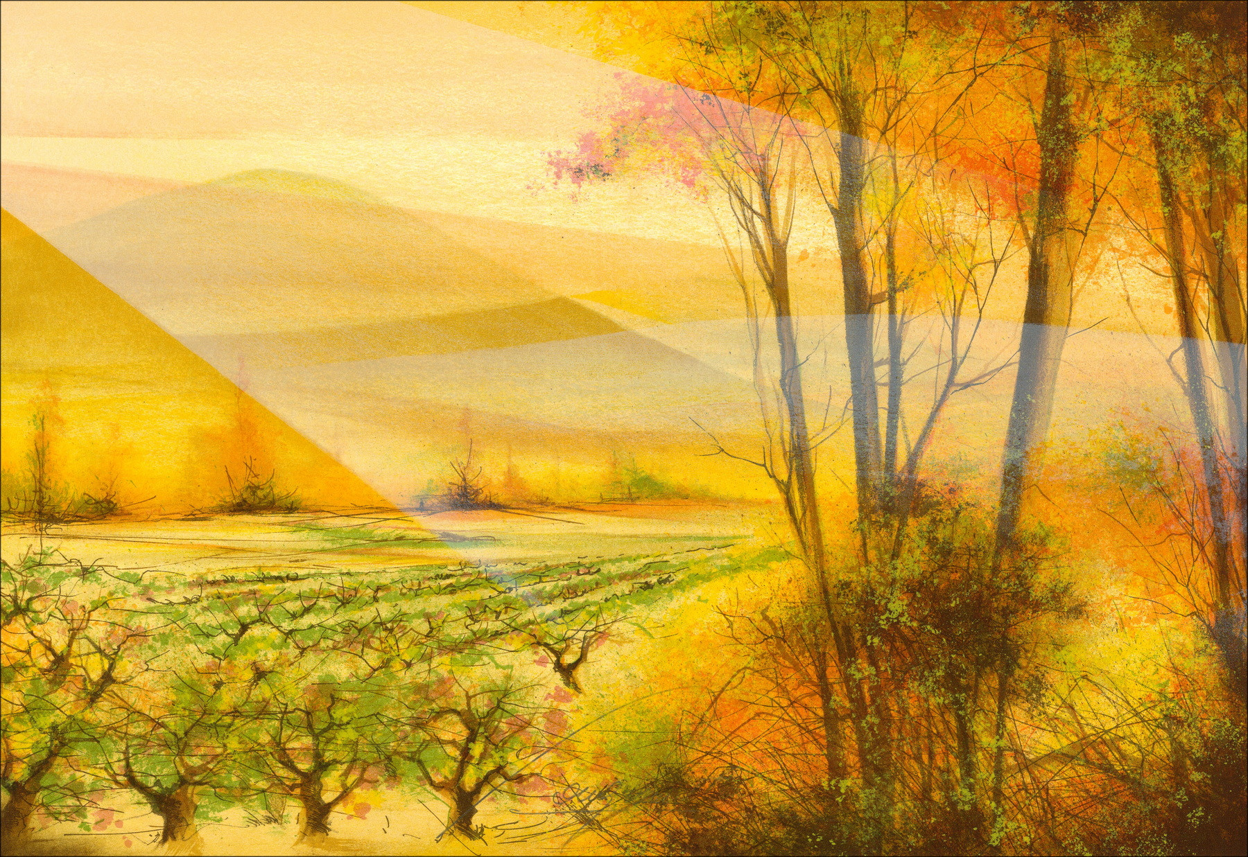 Raymond Poulet – Les quatre saisons, 12 lithographies, 1980