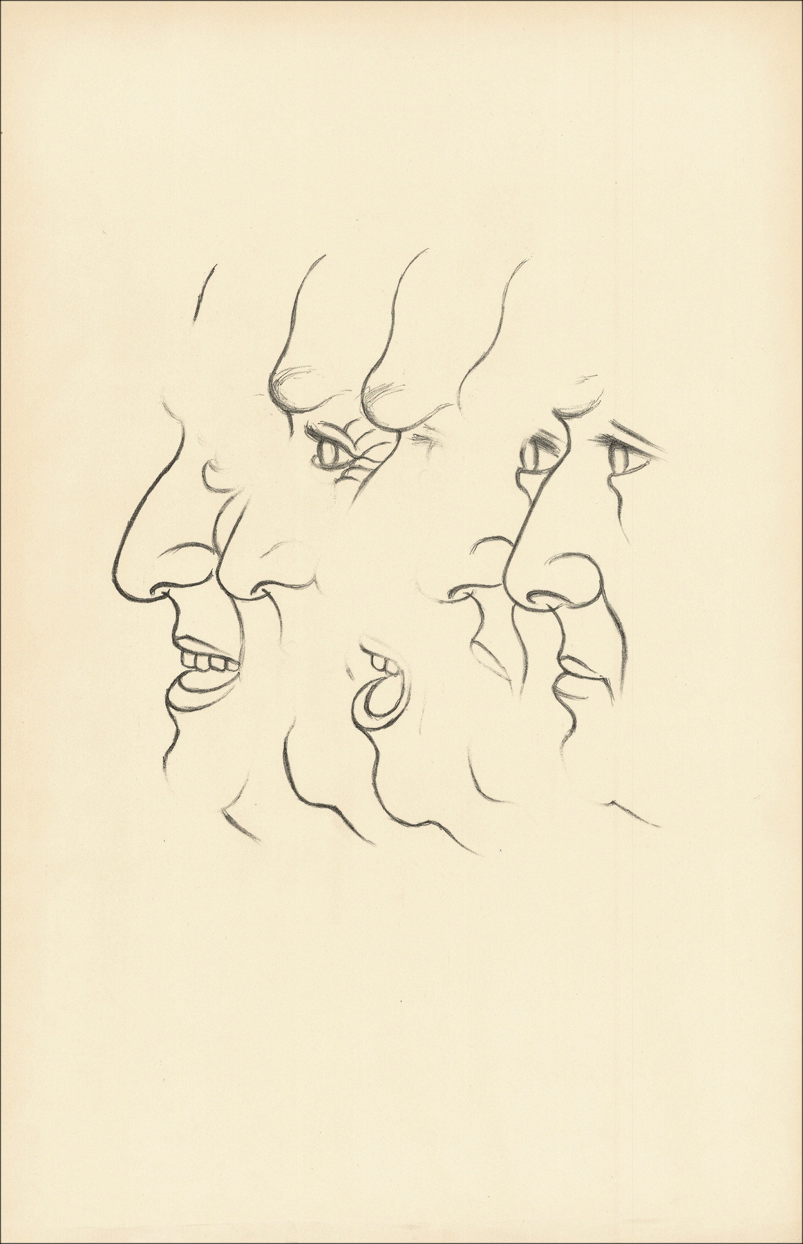 Georges Rohner – Lot de 10 lithographies originales rayées, œuvres uni
