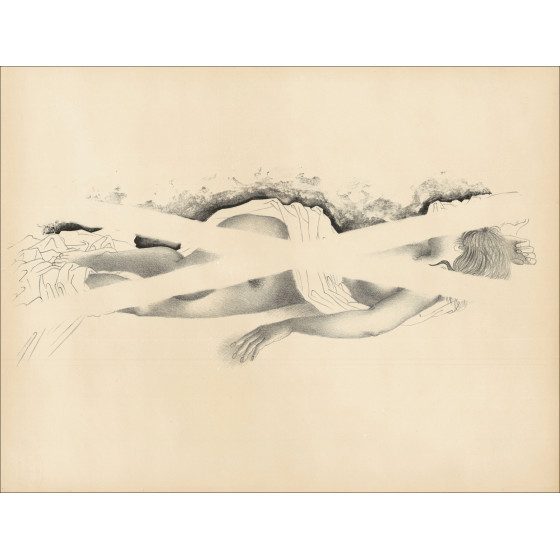 Georges Rohner – Conjunto de 10 litografías arañadas originales, obras individuales