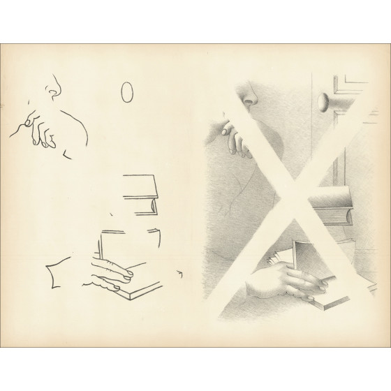 Georges Rohner - Lotto di 10 litografie originali a strisce, United Works