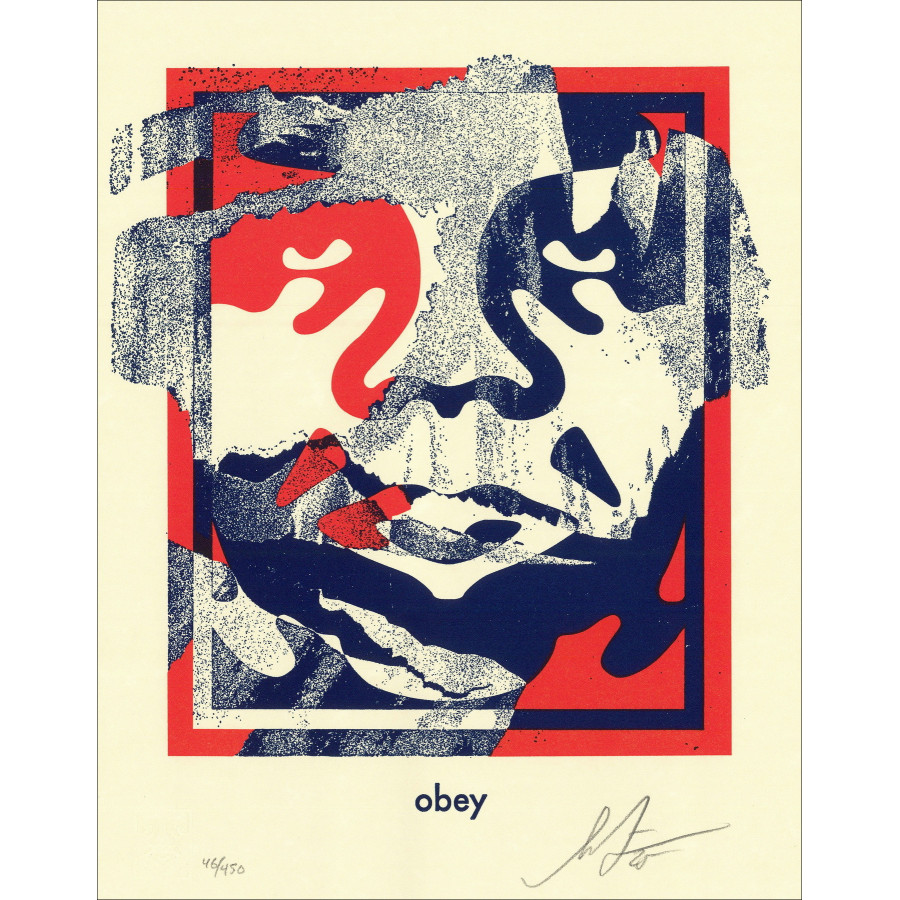 Shepard Fairey - Torn Icon 2025