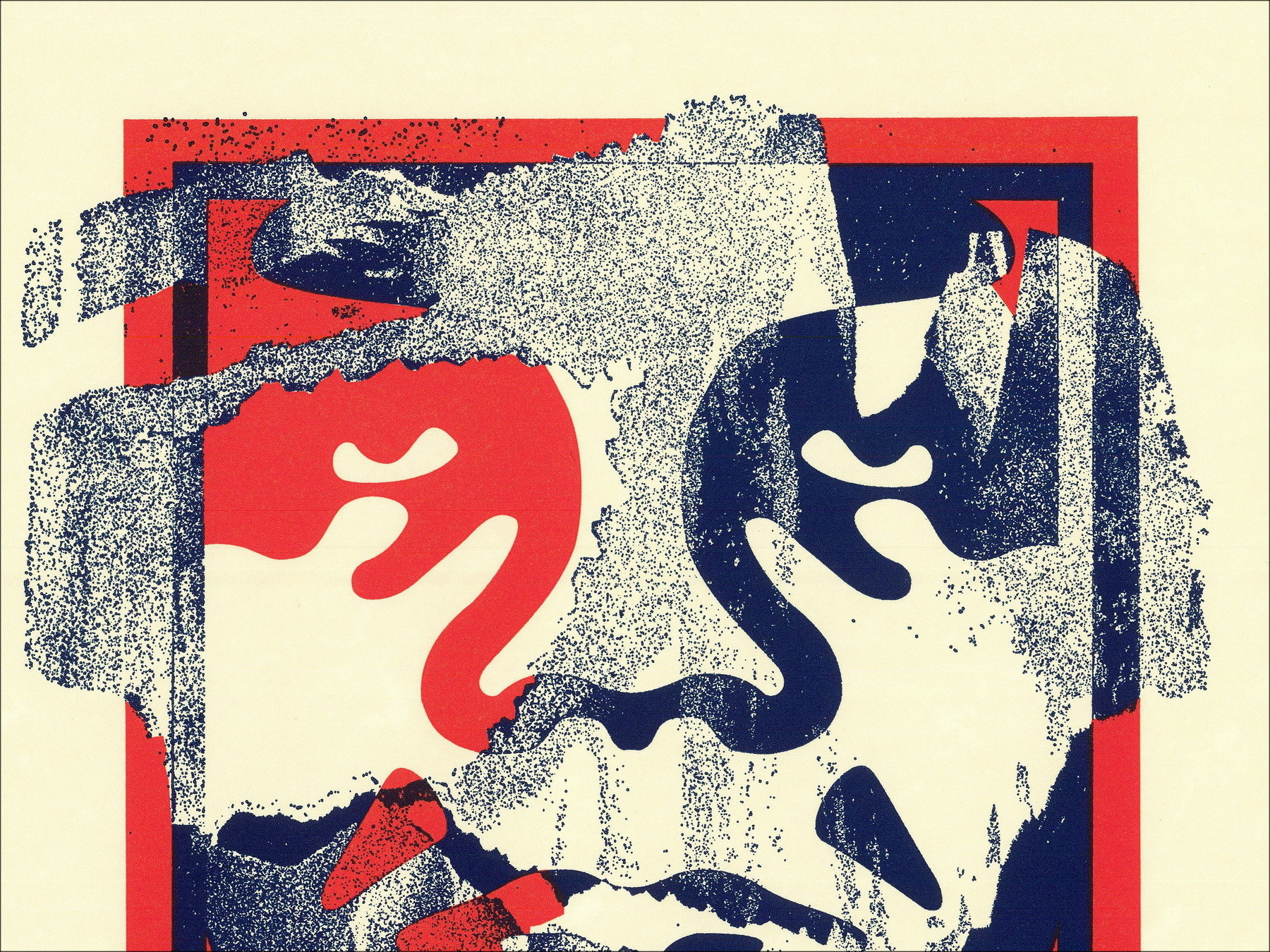 Shepard Fairey - Torn Icon 2025