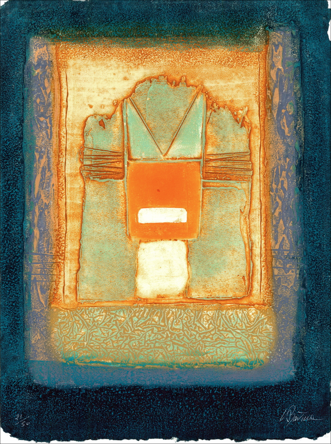 Henri Baviera – Moytam, gravure originale signée