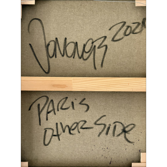 Jonone - Paris, andere Seite 2025, Acryl auf Leinwand