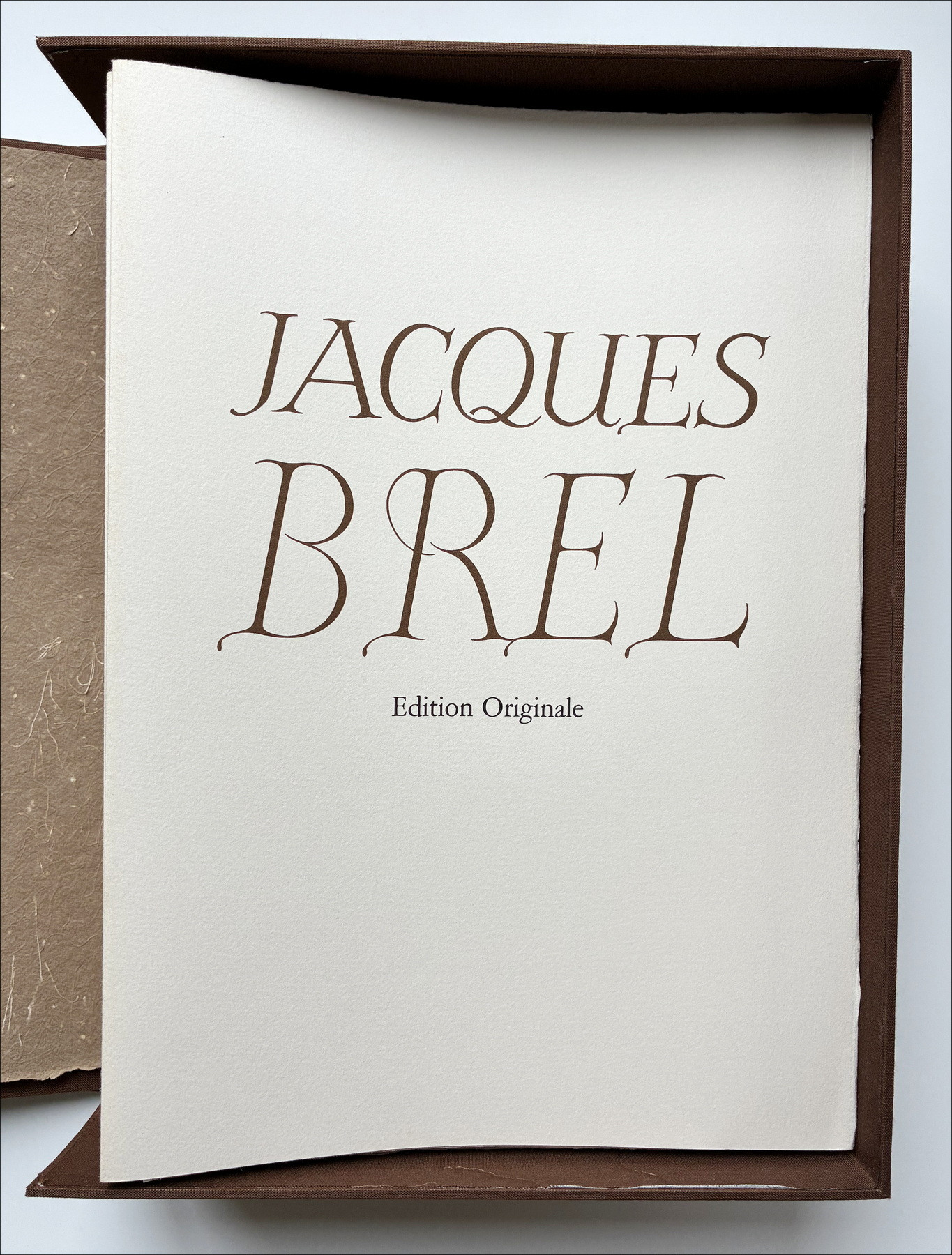 Lucien Philippe Moretti & Sciora - Jacques Brel, 1979