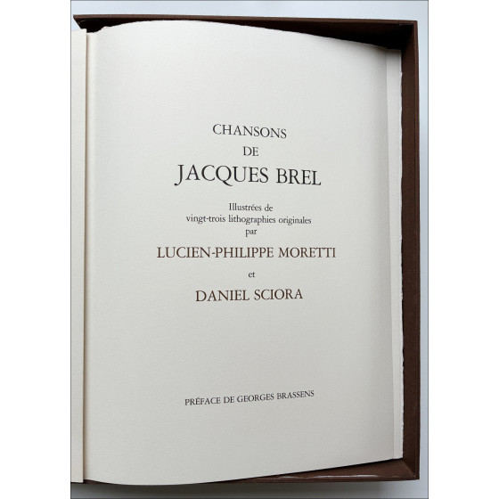Lucien Philippe Moretti & Sciora – Jacques Brel, 1979