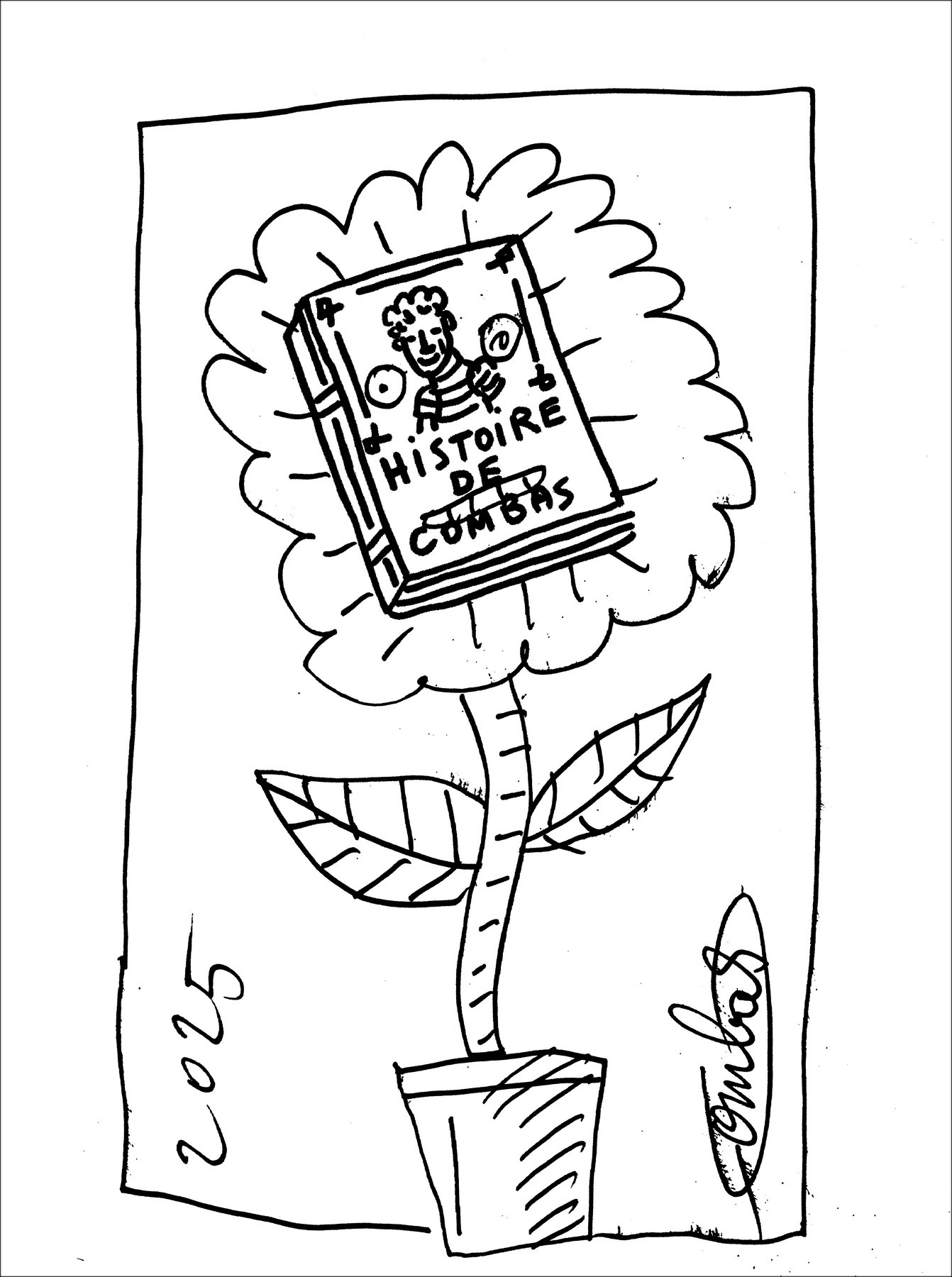 Robert Combas – Obras escritas con dibujo original, 2005