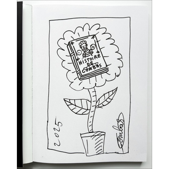Robert Combas - opere scritte con disegno originale, 2005