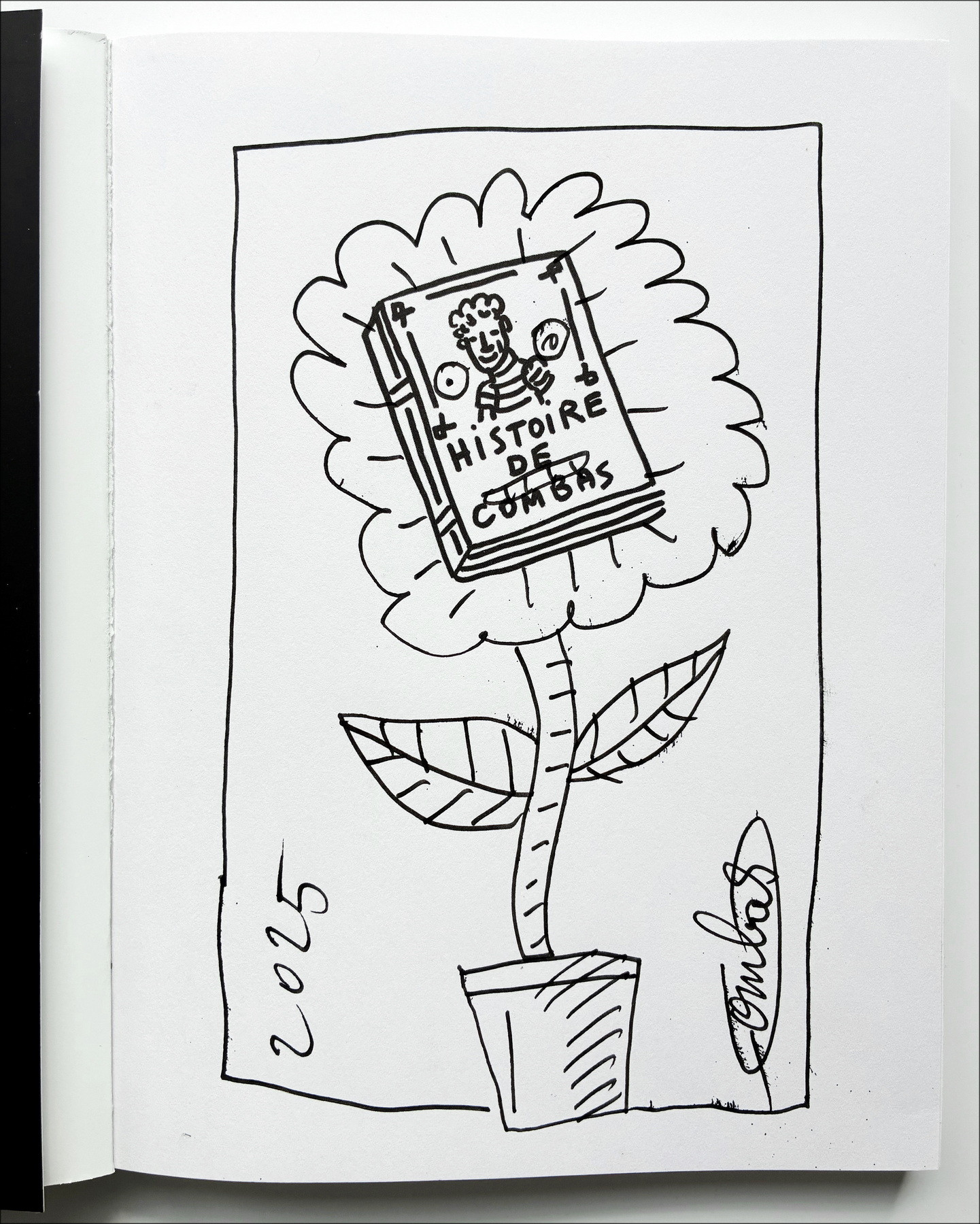 Robert Combas - opere scritte con disegno originale, 2005
