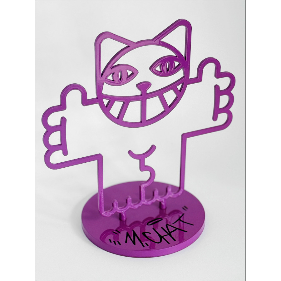 M.Chat (Thoma Vuille) – Sculpture Chat en acier, 2014