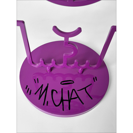 M.Chat (Thoma Vuille) - Skulpturstahl-Chat, 2014