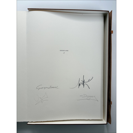 Raymond Moretti - Massada, Portfolio mit Lithographien, 1982