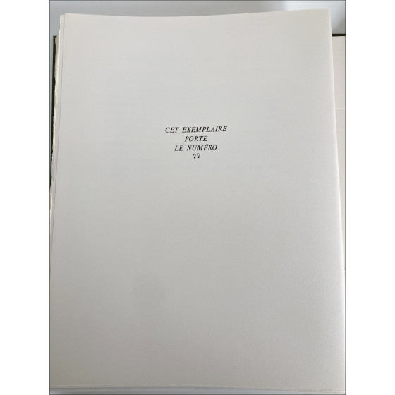 Pierre Parsus - Rot, Portfolio mit Lithographien, 1972