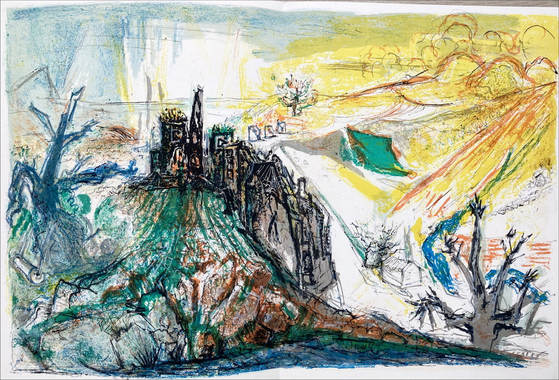 Pierre Parsus – Regain, cartera con litografías, 1972