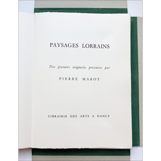Pierre Marot – Paisajes de Lorrain, grabados de cartera, 1950