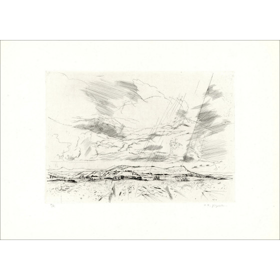 Pierre Marot – Paisajes de Lorrain, grabados de cartera, 1950
