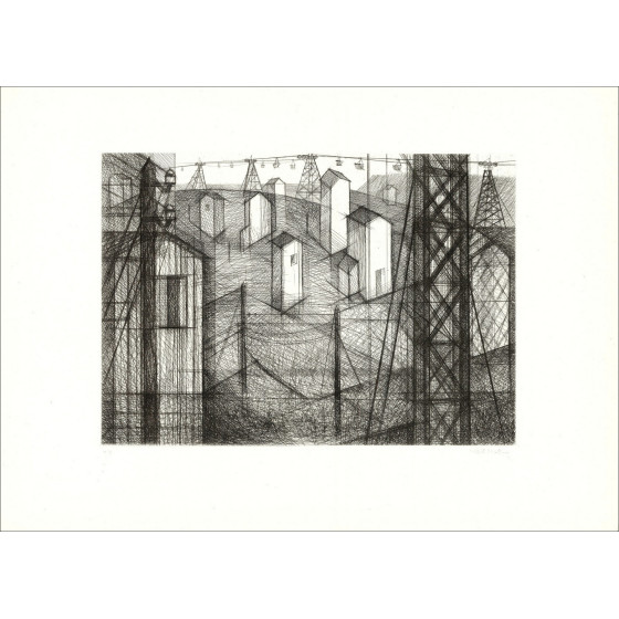 Pierre Marot – Paysages lorrains, portfolio gravures, 1950