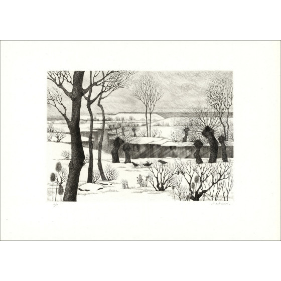 Pierre Marot - Lornae Paesaggi, Incisioni del portafoglio, 1950
