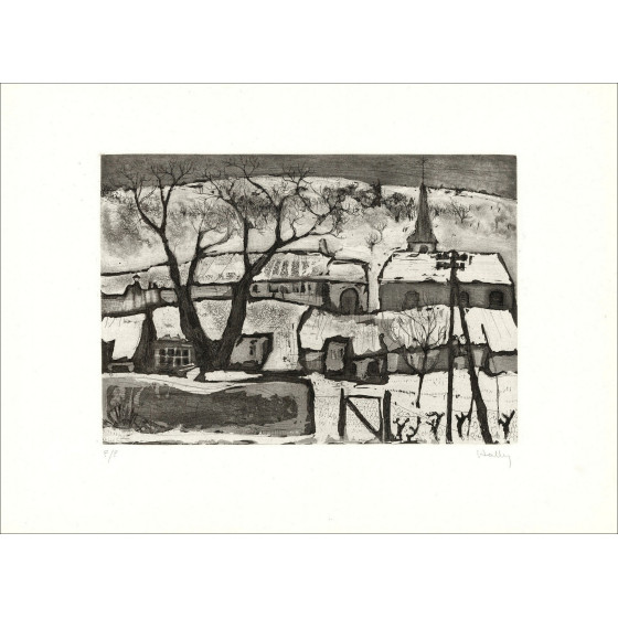 Pierre Marot - Lornae Paesaggi, Incisioni del portafoglio, 1950