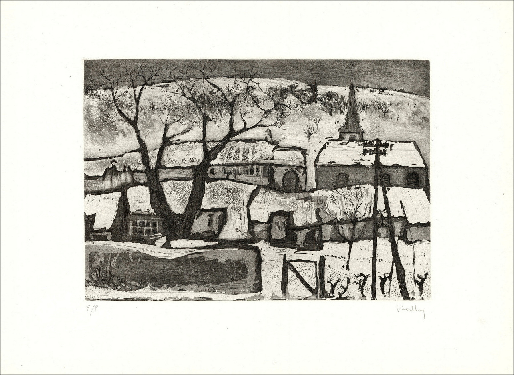 Pierre Marot - Lornae Landscapes, Portfolio-Gravuren, 1950