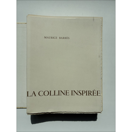 Maurice Barrès - Inspirational Hill, illustriertes Buch 1962