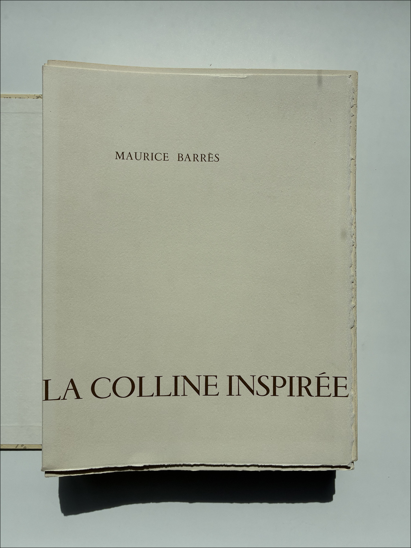 Maurice Barrès - Inspirational Hill, illustriertes Buch 1962