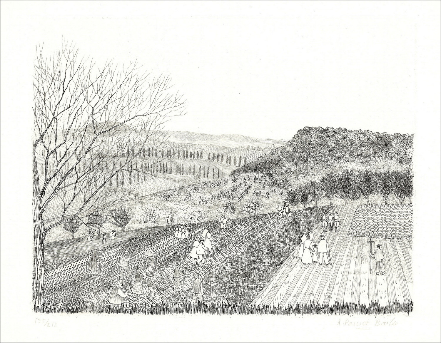 Maurice Barrès – La Colline inspirée, livre illustré 1962