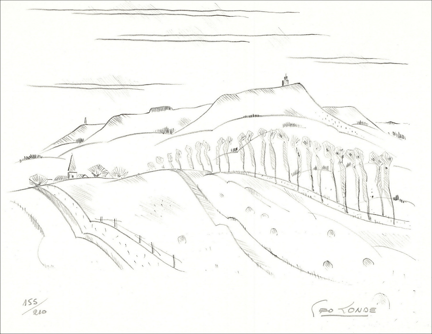 Maurice Barrès - Inspirational Hill, illustriertes Buch 1962