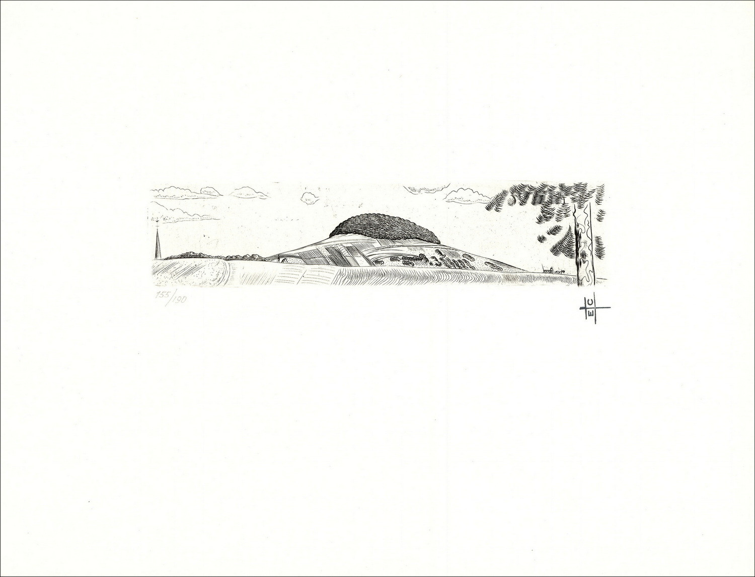 Maurice Barrès - Inspirational Hill, illustriertes Buch 1962