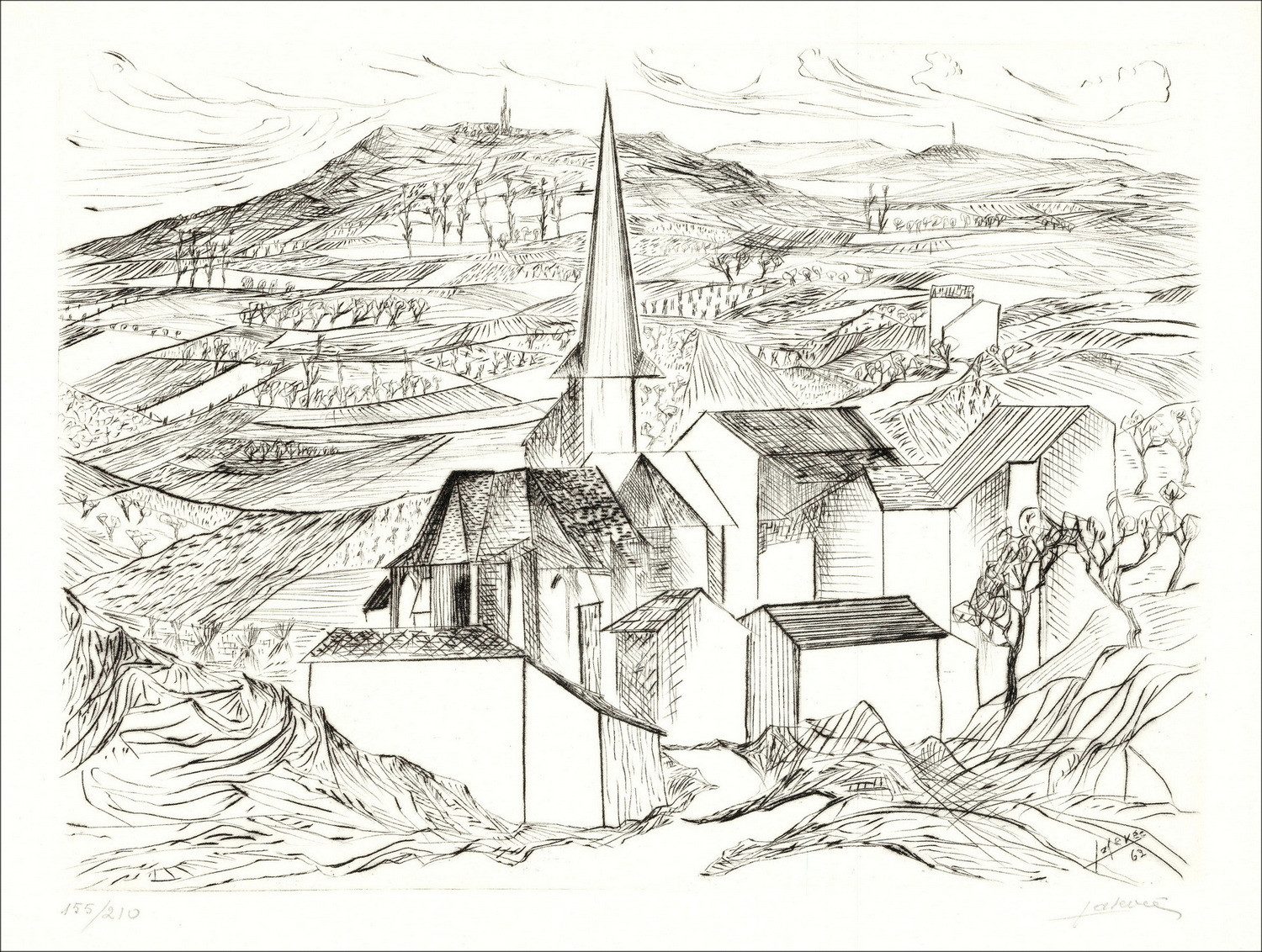 Maurice Barrès - Inspirational Hill, illustriertes Buch 1962