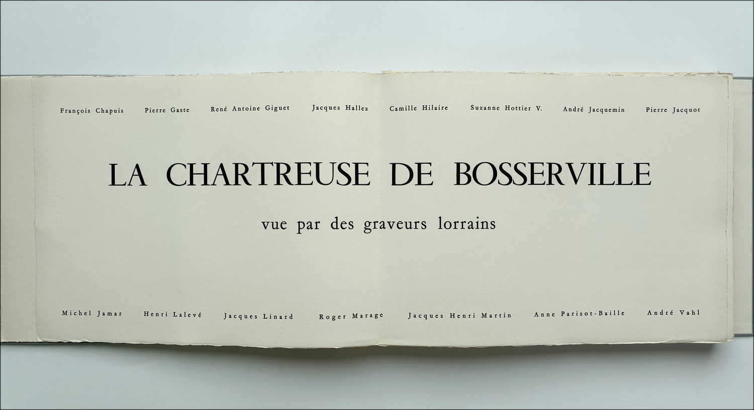 Graveurs lorrains – La Chartreuse de Bosserville, 1963