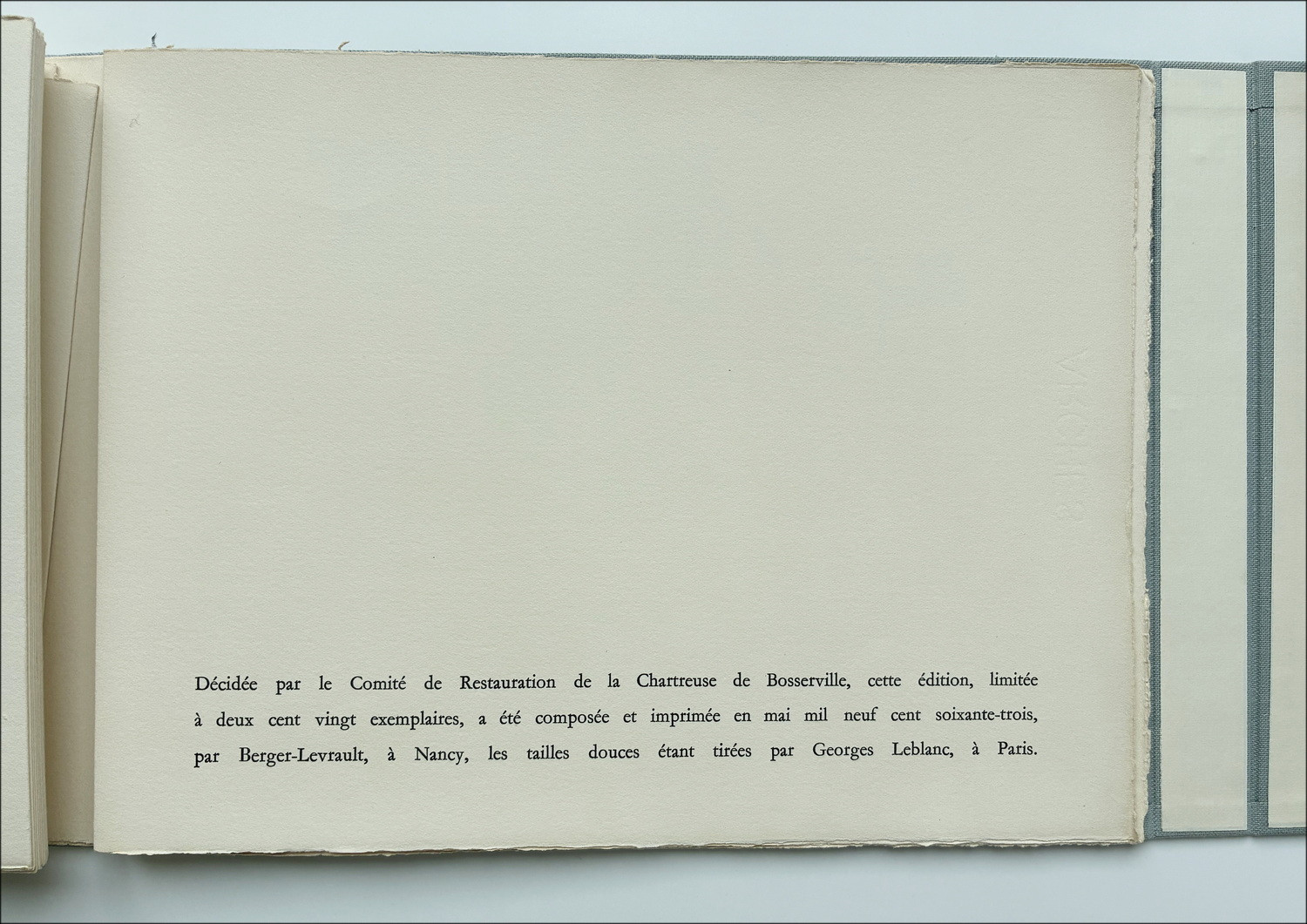 Graveurs lorrains – La Chartreuse de Bosserville, 1963