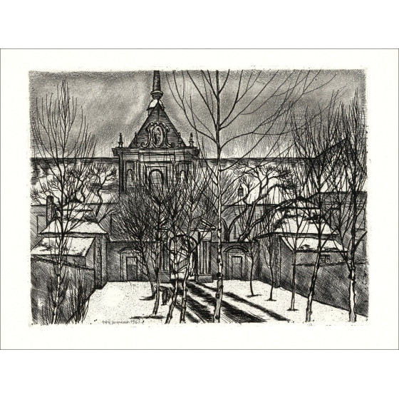 Graveurs lorrains – La Chartreuse de Bosserville, 1963